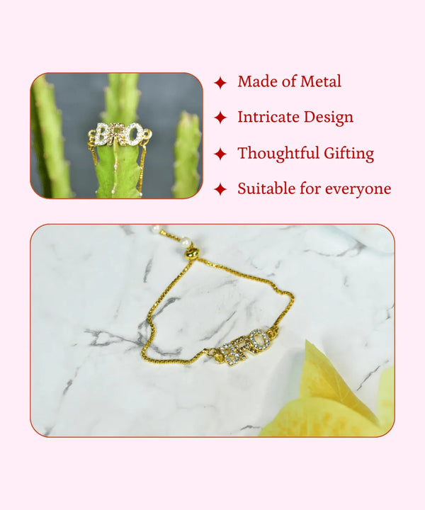 Sowpeace BRO Code Factor Bracelet | Stylish Stainless Steel One‑Size Adjustable Friendship Jewelry for Men & Women — image 4