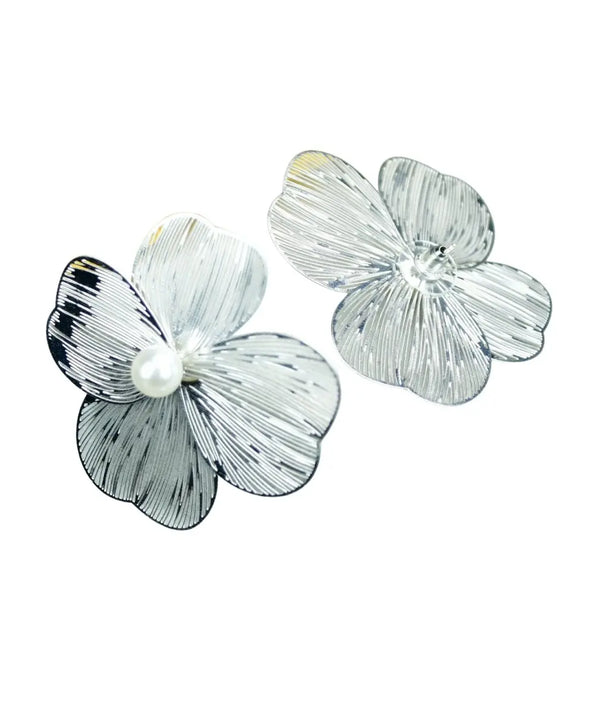 Sowpeace Centre Bead Flower Gold Stainless Steel Earrings | Elegant One‑Size Lightweight Jewelry for Women & Daily Wear — image 6