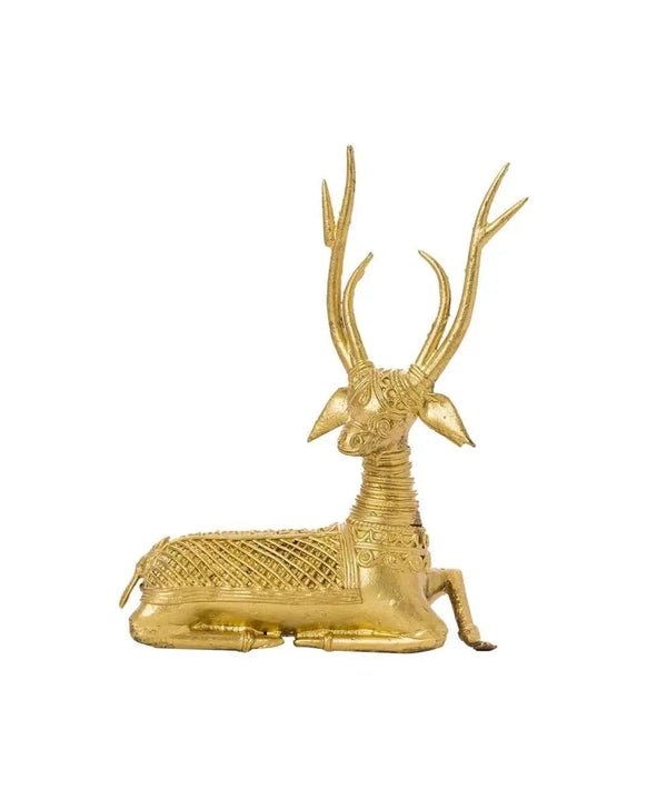 Sowpeace Dhokra Deer Sitting — image 7