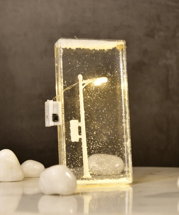 Sowpeace DIY Street Lamp Showcase Snowy Glow | Creative Winter Night Light for Home Décor & Gifting — main view