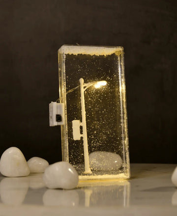 Sowpeace DIY Street Lamp Showcase Snowy Glow | Creative Winter Night Light for Home Décor & Gifting — alternate view