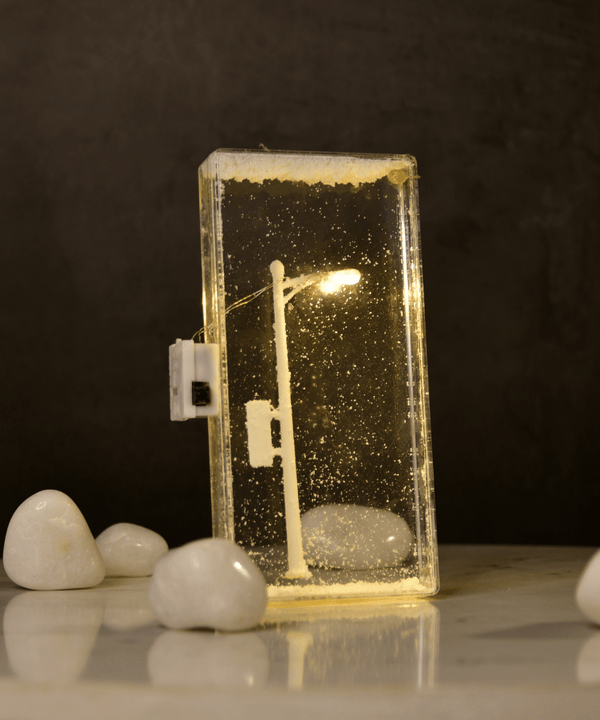 Sowpeace DIY Street Lamp Showcase Snowy Glow | Creative Winter Night Light for Home Décor & Gifting — image 2
