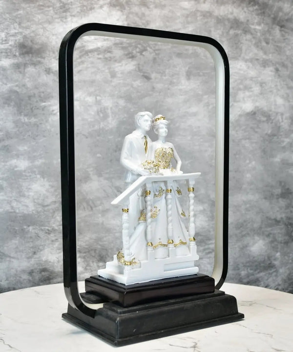 Sowpeace Eternal Bond Radiance Figurine | Elegant White Resin Decorative Sculpture for Home Décor & Gifting — image 6