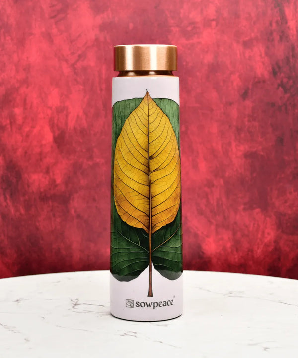 Sowpeace Ethereal Leaf Copper Bottle — main view