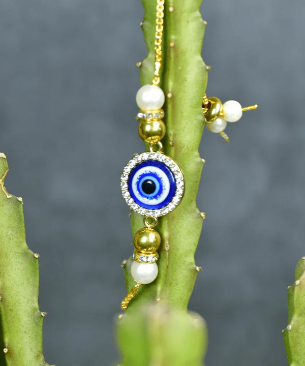 Sowpeace Evil Eye Luxe Bracelet | Stylish Stainless Steel One‑Size Adjustable Protective Jewelry for Women & Men — image 2