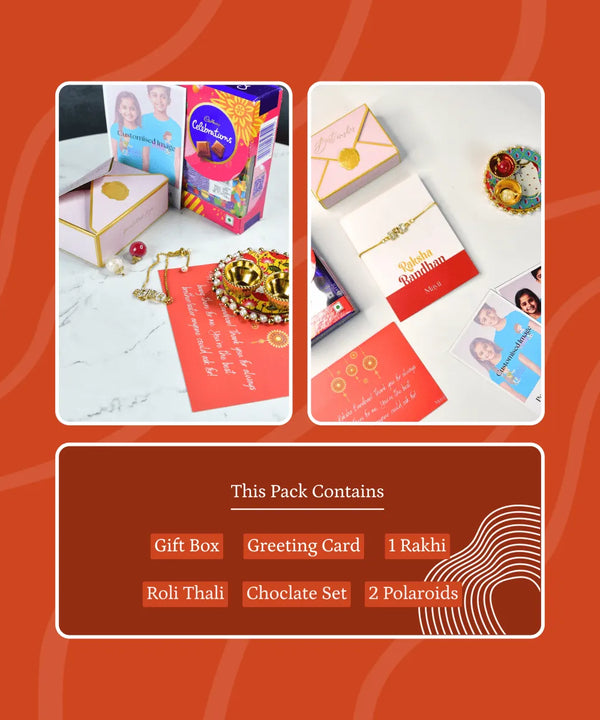 Sowpeace Exquisite BRO Rakhi Pack of 1 with Roli Chawal and Greeting card combo for Raksha Bandhan and Gifting — image 11
