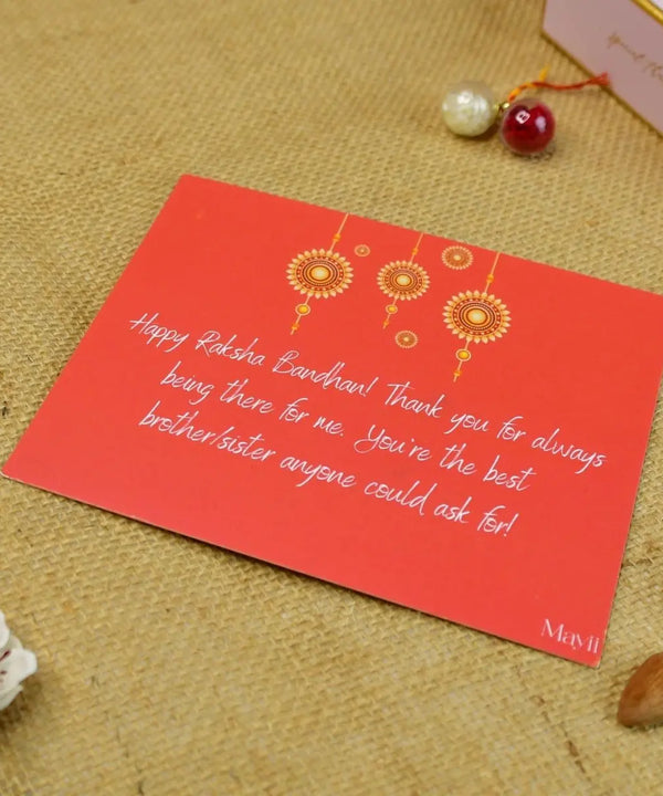 Sowpeace Exquisite Green Ganesha Rakhi Pack of 1 with Roli Chawal and Greeting card combo for Raksha Bandhan and Gifting — image 14