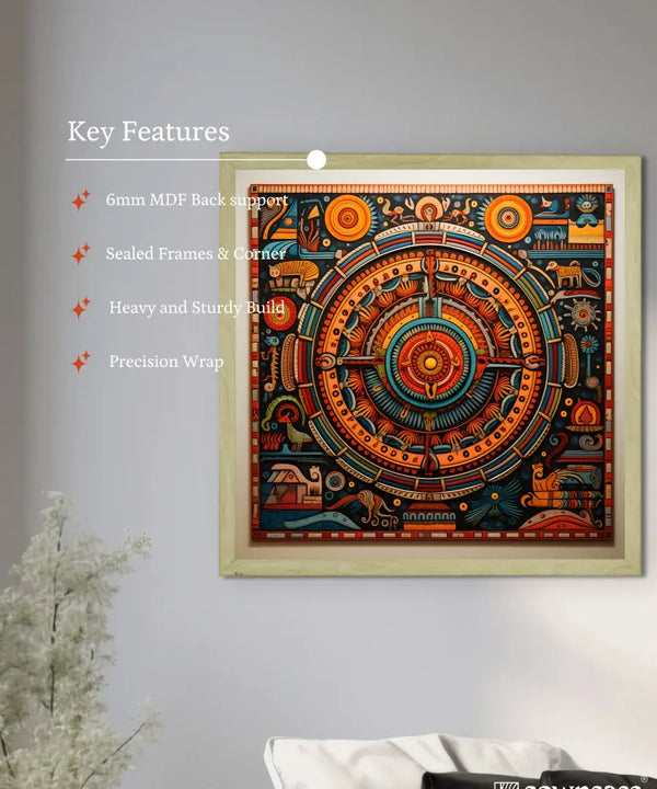 Sowpeace: Find Your Inner Circuit – Premium Handcrafted Canvas Art for Modern and Elegant Home Interiors — image 6