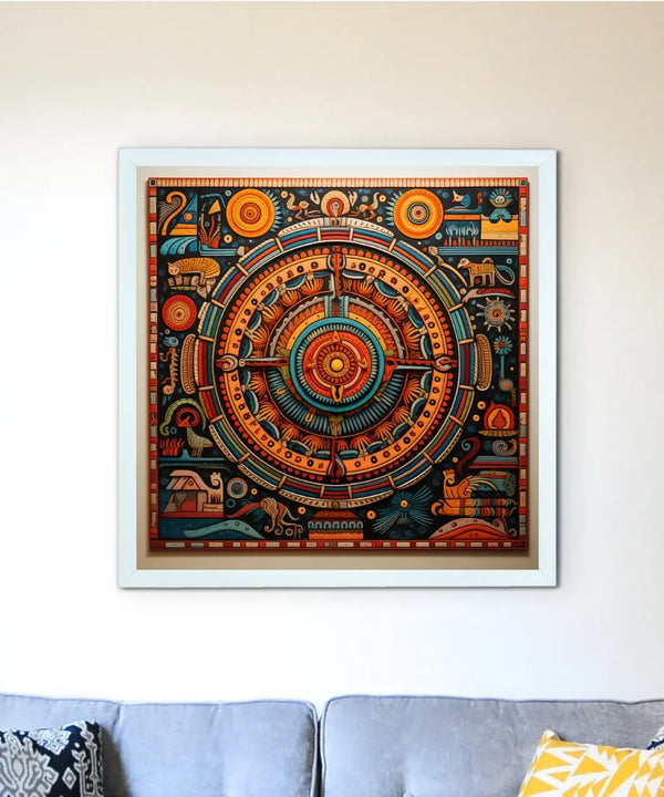 Sowpeace: Find Your Inner Circuit – Premium Handcrafted Canvas Art for Modern and Elegant Home Interiors — main view