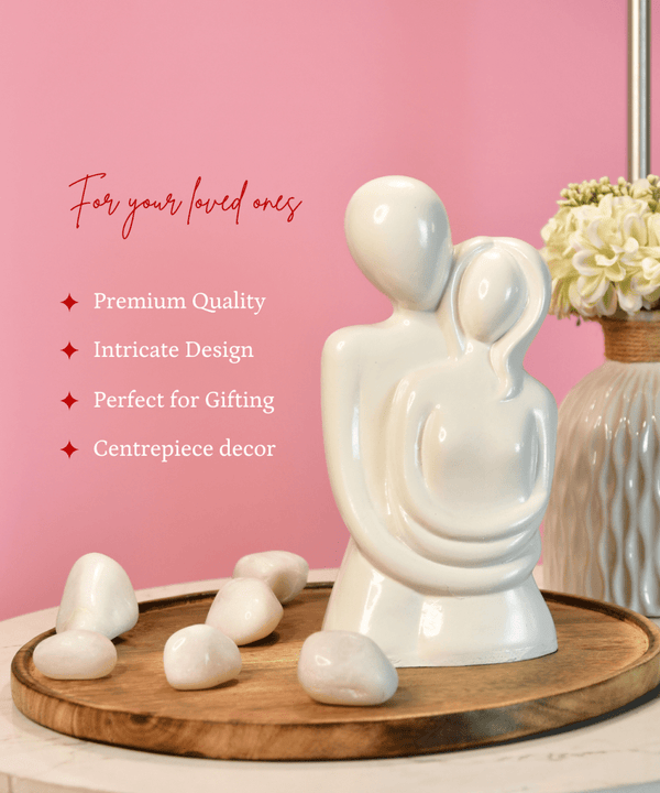 Sowpeace Forever in Love Decorative Piece | Romantic Gold & Red Home Décor Gift for Couples — image 3