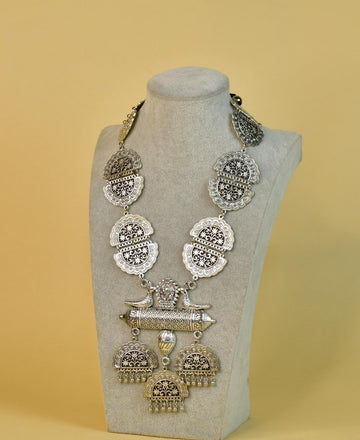 Sowpeace German Silver Ganesha Necklace – Handcrafted Ancient Indian Art — alternate view