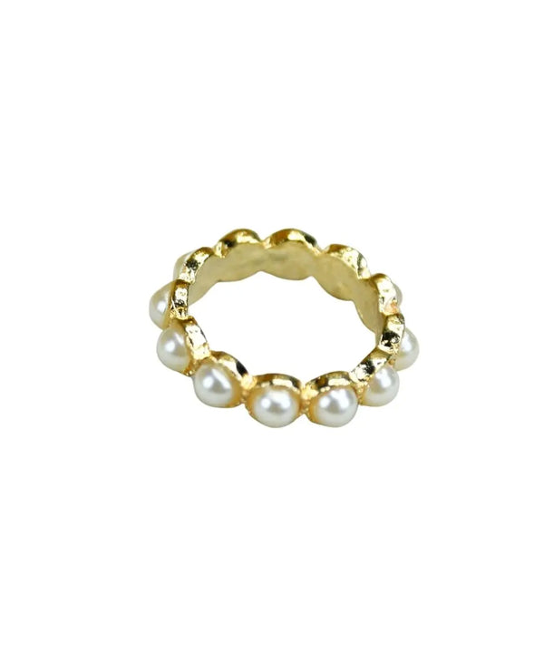 Sowpeace Gold Bead Ring Stainless Steel | Stylish One‑Size Adjustable Jewelry for Women & Men — image 5