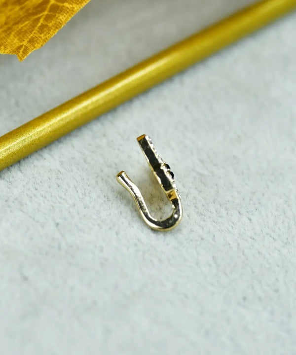 Sowpeace Gold Butterfly Nosepin Stainless Steel | Elegant One‑Size Jewelry for Women — image 2