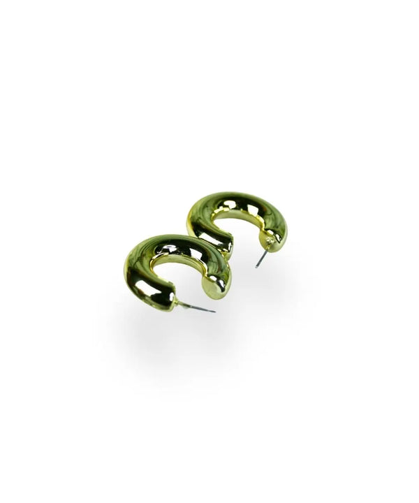 Sowpeace Golden 3/4 Round CCB Earrings | Stylish One‑Size Lightweight Jewelry for Women & Daily Wear — image 4