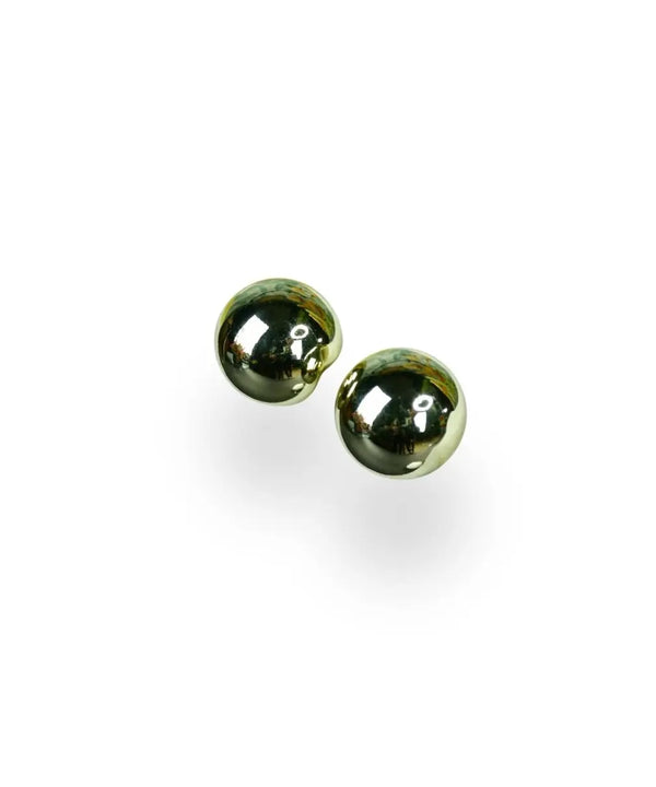 Sowpeace Golden Ball Shaped CCB Earrings | Stylish One‑Size Lightweight Jewelry for Women & Daily Wear — image 5