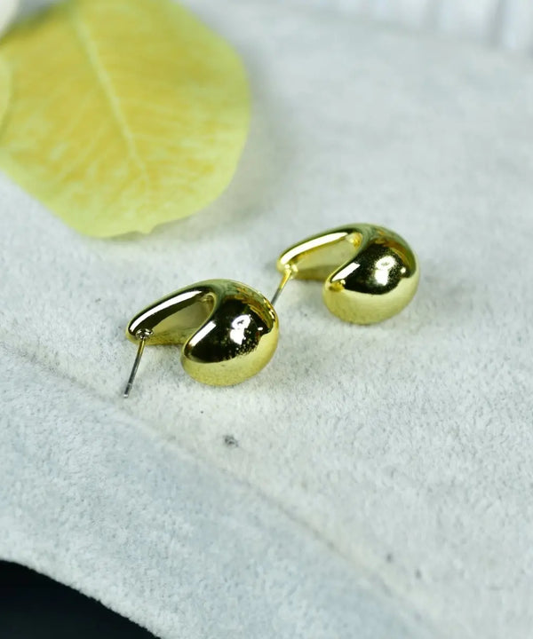 Sowpeace Golden Teardrop Crescent Round CCB Earrings | Elegant One‑Size Lightweight Jewelry for Women & Daily Wear — main view