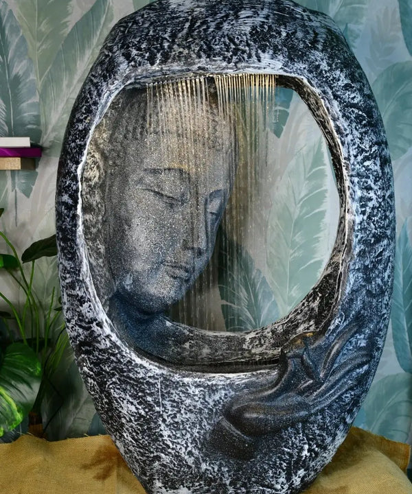 Sowpeace Half-Face Cave Structure Water Fountain – Unique Waterfall Feature for Trendy Home Decor & Gifts — image 2