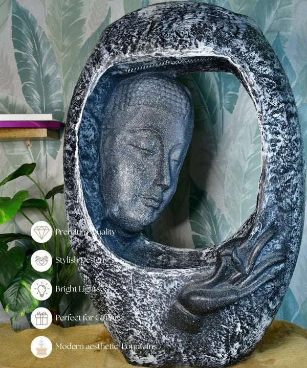 Sowpeace Half-Face Cave Structure Water Fountain – Unique Waterfall Feature for Trendy Home Decor & Gifts — image 6