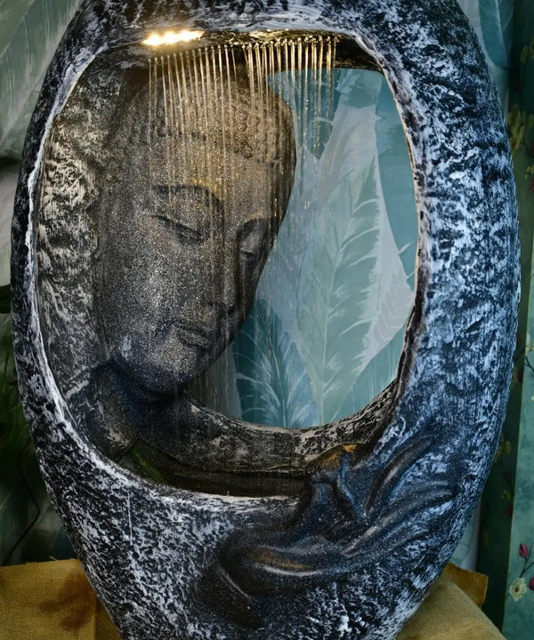 Sowpeace Half-Face Cave Structure Water Fountain – Unique Waterfall Feature for Trendy Home Decor & Gifts — image 3