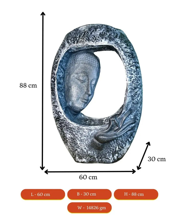 Sowpeace Half-Face Cave Structure Water Fountain – Unique Waterfall Feature for Trendy Home Decor & Gifts — image 7