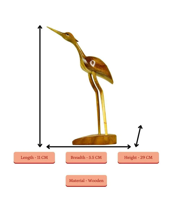 Sowpeace Hand-Carved Flamingo: Tropical Elegance on Your Tabletop — image 4