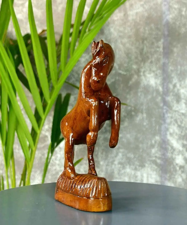 Sowpeace Hand-carved Wooden Horse: Gallop into Decor — image 6