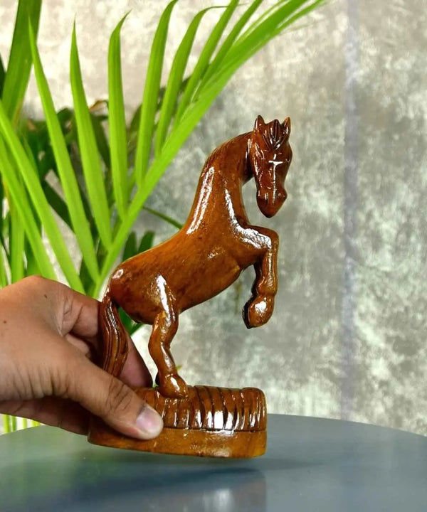 Sowpeace Hand-carved Wooden Horse: Gallop into Decor — image 5