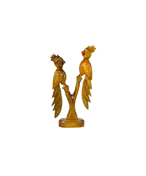Sowpeace Hand Carved Wooden Parrot Set — image 7