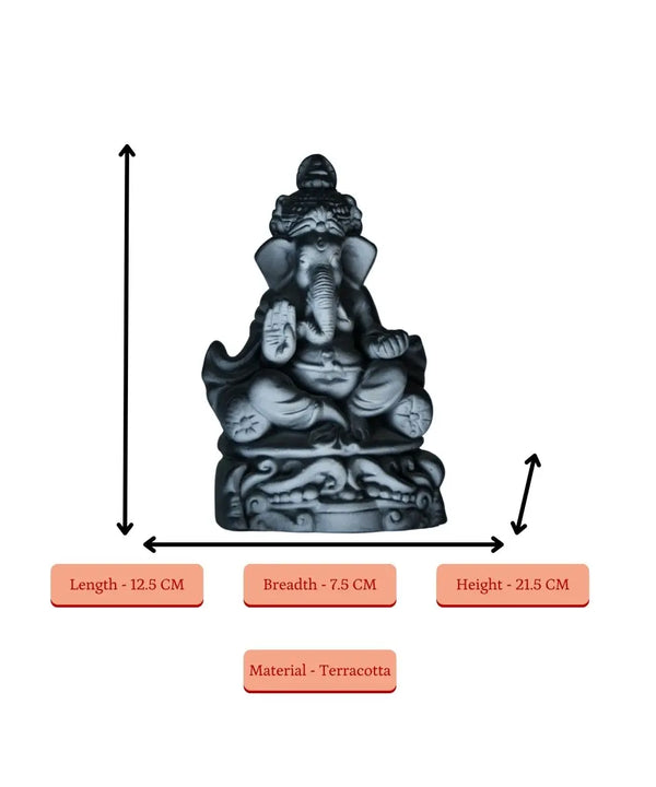 Sowpeace Handcrafted Terracotta Ganesh Tabletop: Elegant Home Decor — image 4
