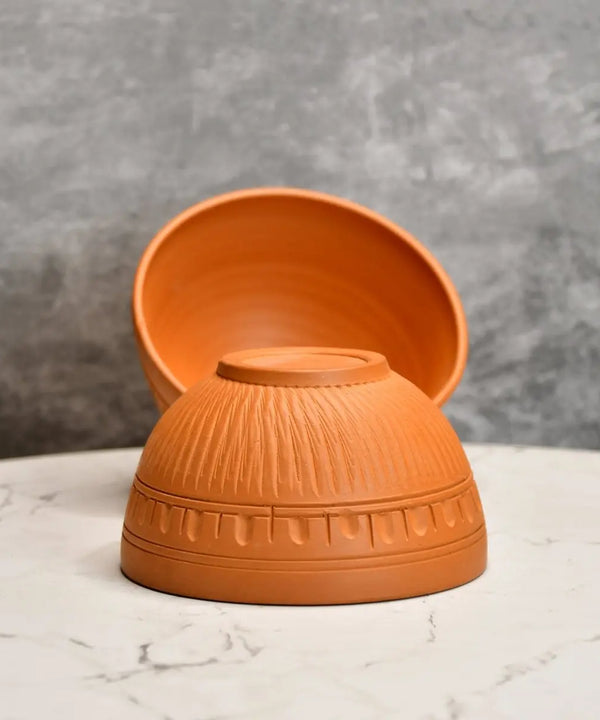Sowpeace Handcrafted Terracotta Soup Bowl: Artful Kitchenware & Decor — main view