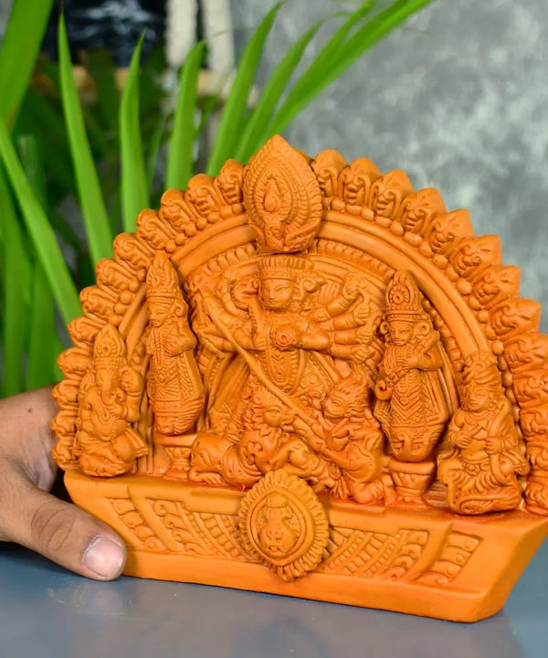 Sowpeace Handmade Terracotta Durga: Artisan Tabletop Decor — image 5