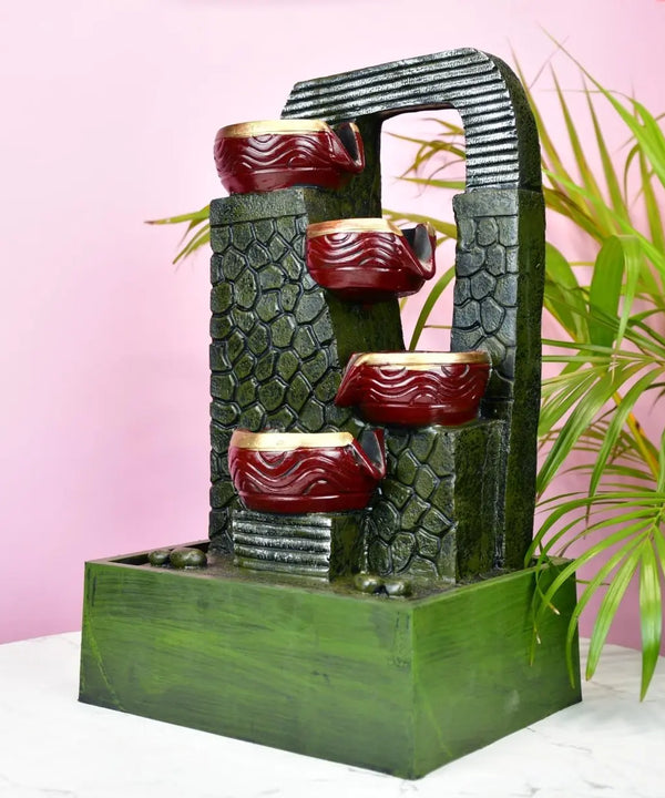 Sowpeace Harmony Veil Cascading Waterfall | Elegant Indoor Resin Fountain for Relaxing Home Décor & Gifting — image 7