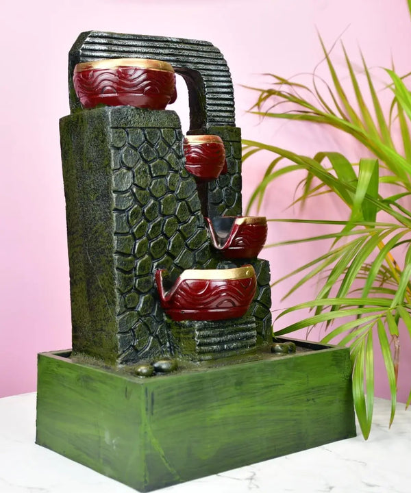Sowpeace Harmony Veil Cascading Waterfall | Elegant Indoor Resin Fountain for Relaxing Home Décor & Gifting — image 6