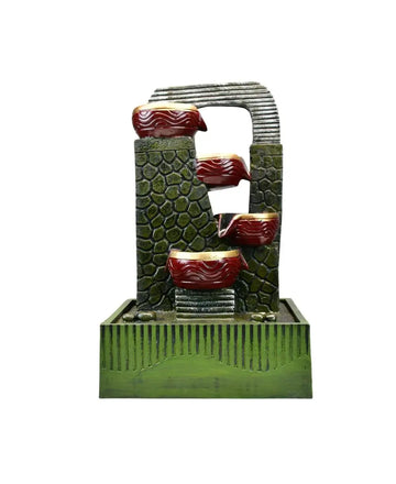 Sowpeace Harmony Veil Cascading Waterfall | Elegant Indoor Resin Fountain for Relaxing Home Décor & Gifting — alternate view