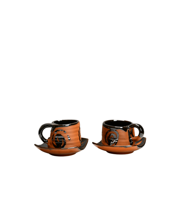 Sowpeace Heart in a Cup (Set of 2) | Handcrafted Terracotta Coffee & Tea Mugs for Gifting & Daily Use — image 7