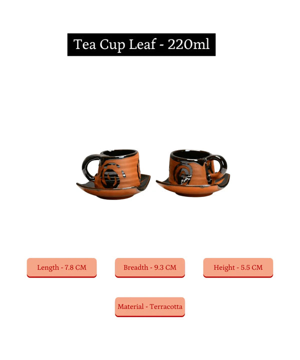 Sowpeace Heart in a Cup (Set of 2) | Handcrafted Terracotta Coffee & Tea Mugs for Gifting & Daily Use — image 6