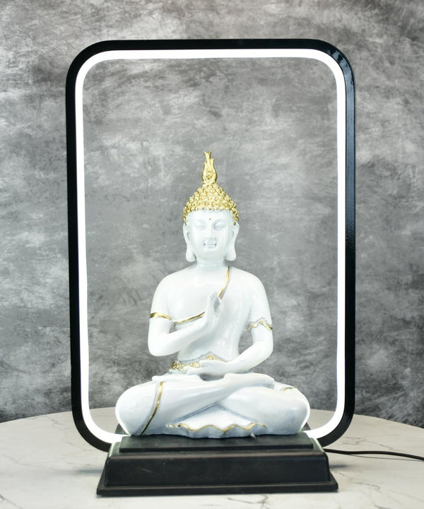 Sowpeace Luminous Buddha Tranquility Idol | Radiant Resin Statue for Peaceful Home Décor & Gifting — main view