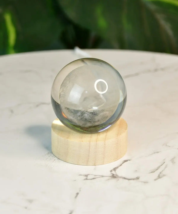 Sowpeace Luna Sphere Crystal Ball Lamp | Enchanting Moon Glow Night Light for Home Décor & Gifting. — main view