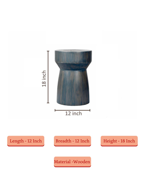 Sowpeace Modern Acacia Wood Stool Accent — image 5