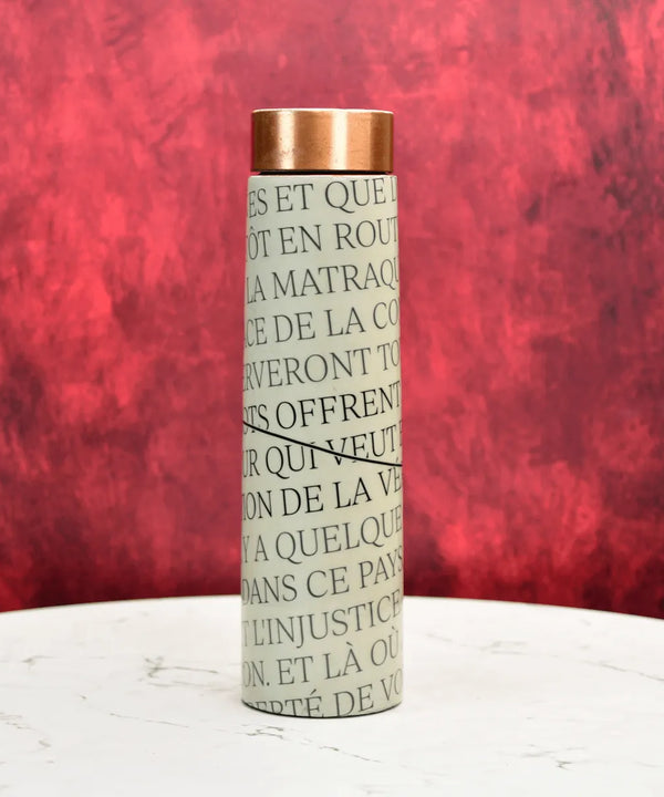 Sowpeace Modern Mantra Copper Bottle — main view