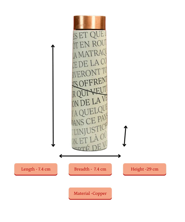 Sowpeace Modern Mantra Copper Bottle — image 8