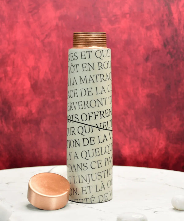 Sowpeace Modern Mantra Copper Bottle — image 2