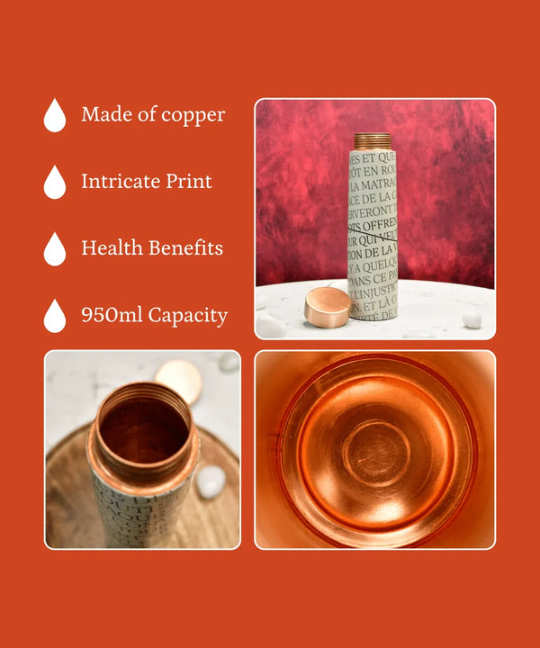 Sowpeace Modern Mantra Copper Bottle — image 6