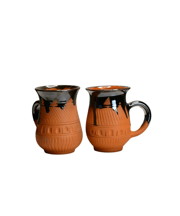 Sowpeace Mug in Coffee (Set of 2) | Handcrafted Terracotta Coffee & Tea Mugs for Gifting & Daily Use — image 8