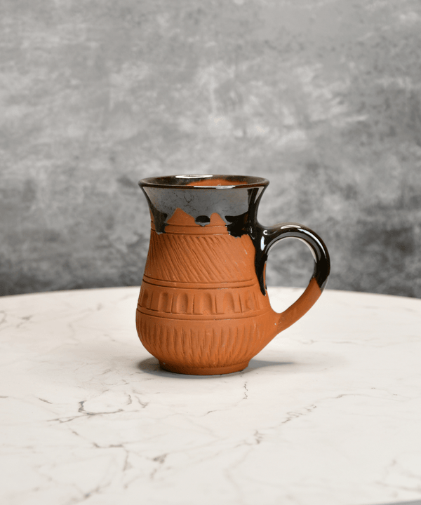 Sowpeace Mug in Coffee (Set of 2) | Handcrafted Terracotta Coffee & Tea Mugs for Gifting & Daily Use — image 5