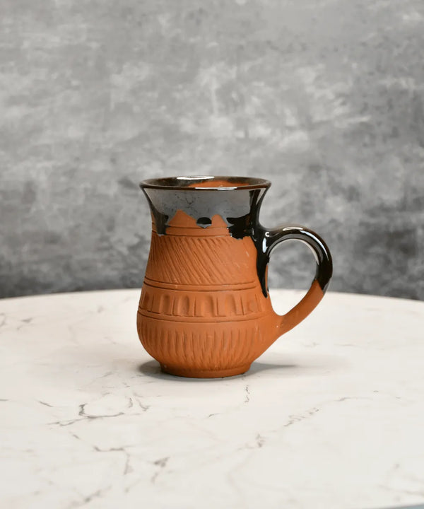 Sowpeace Mug in Coffee (Set of 2) | Handcrafted Terracotta Coffee & Tea Mugs for Gifting & Daily Use — image 5