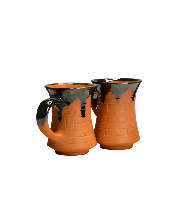 Sowpeace Mug of Smile (Set of 2) | Handcrafted Terracotta Coffee & Tea Mugs for Gifting & Daily Use — image 8