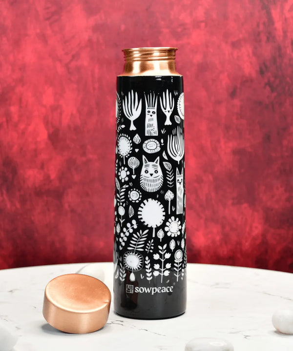 Sowpeace Noir Abstract Copper Bottle — image 2
