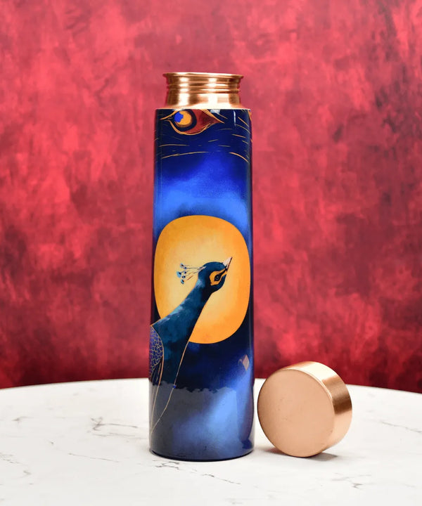 Sowpeace Peacock Moonlit Copper Bottle — image 3