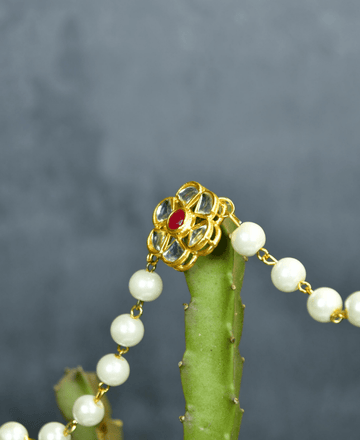 Sowpeace Pearl Blossom Bracelet | Elegant Stainless Steel One‑Size Adjustable Floral Jewelry for Women & Men — alternate view